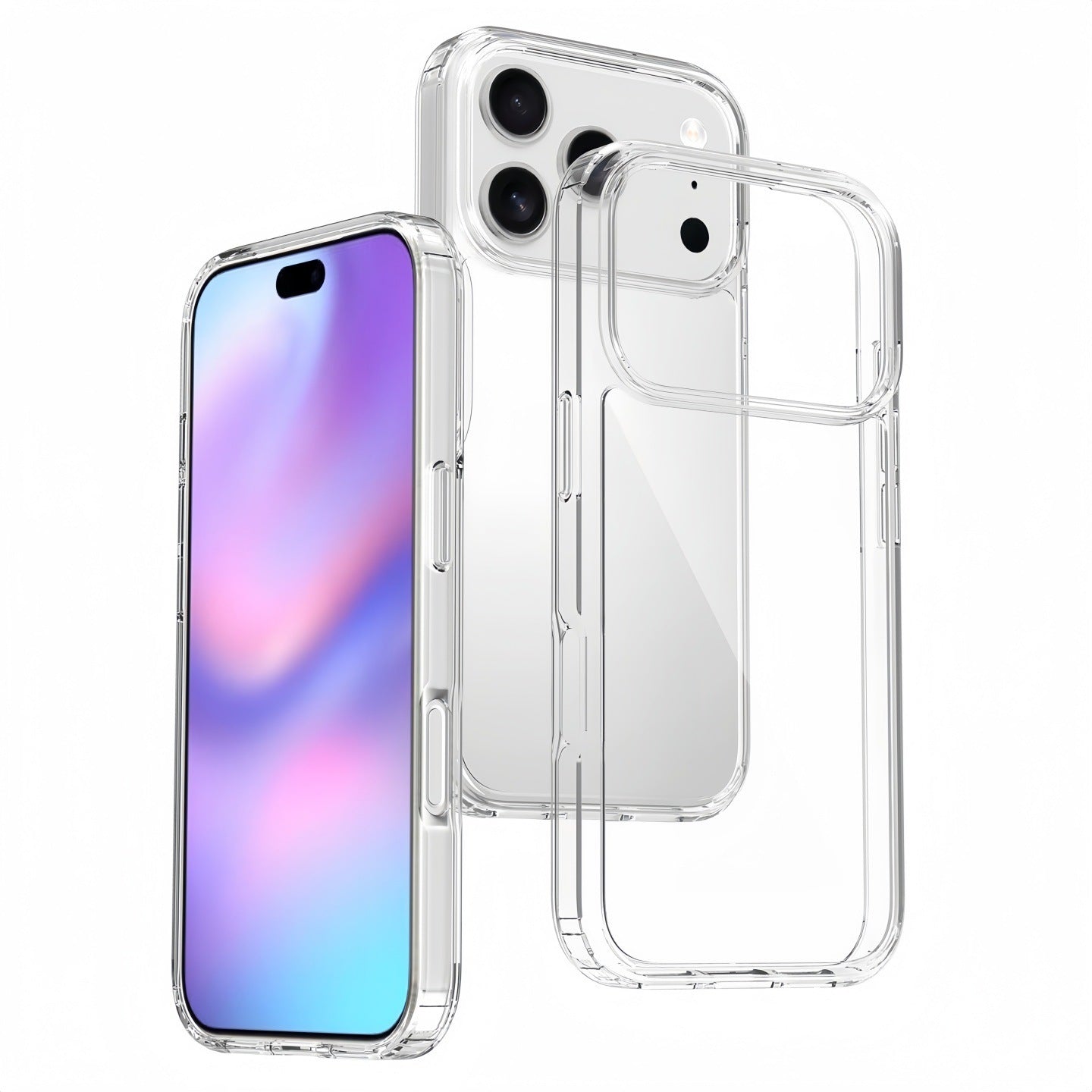 Acrylic Clear iPhone 17 Case – Slim Shockproof Transparent Cover